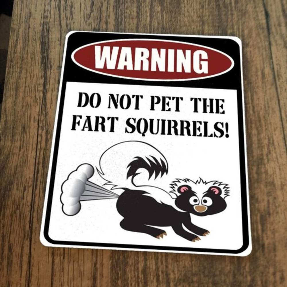 Warning Do Not Pet Fart Squirrels Mouse‎ Pad